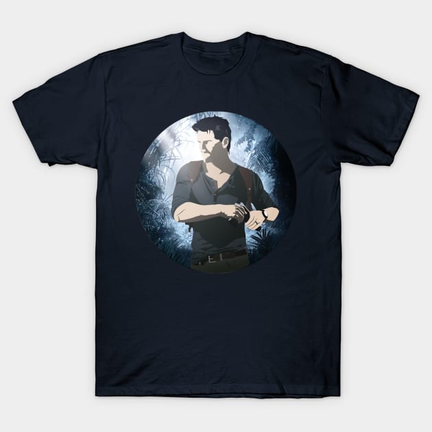 Uncharted Nathan Jungle T-Shirt by Nina_R